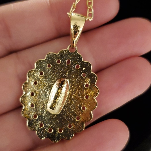 IItalian 18kt gold plated tricolor Guadelupe - Picture 8 of 10